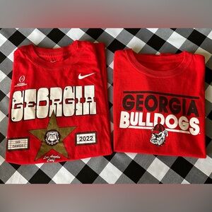 Georgia Bulldogs Short Sleeve Tees